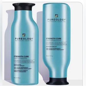 🔥 PUREOLOGY STRENGTH KURE SHAMPOO AND CONDITIONER SET 9 oz each